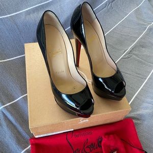 Christian Louboutin Lady Peep 150 Patent Calf